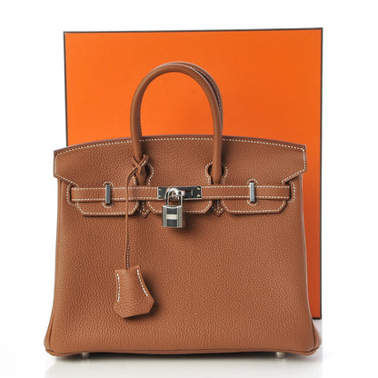 Hermes Togo Birkin 25 Gold 34 of 34