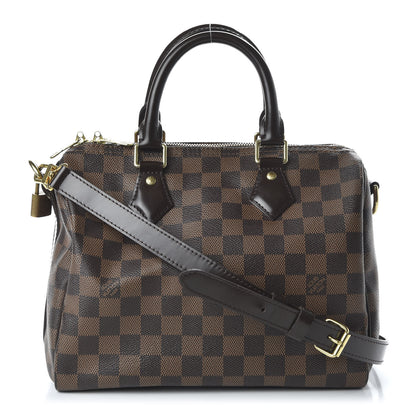 Louis Vuitton Damier Ebene Speedy Bandouliere 25 1 of 10