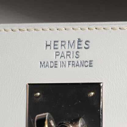 Hermes Box Kelly Sellier 35 Gris Pale 8 of 26