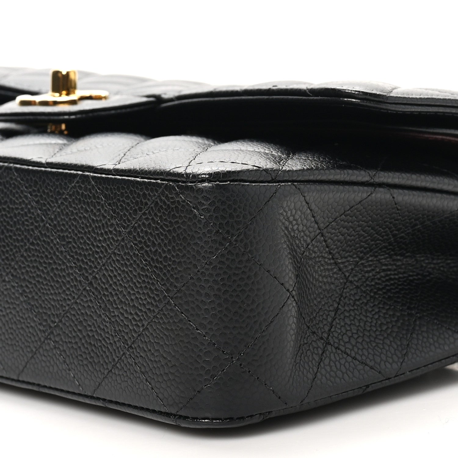 Chanel Caviar Quilted Medium Double Flap Black 9 of 11