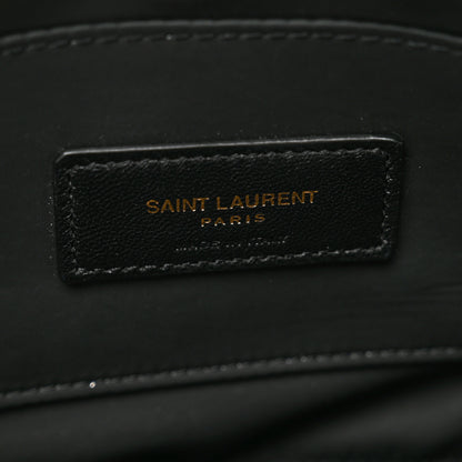 Saint Laurent Lambskin Quilted Lolita Cosmetic Pouch Black 6 of 7