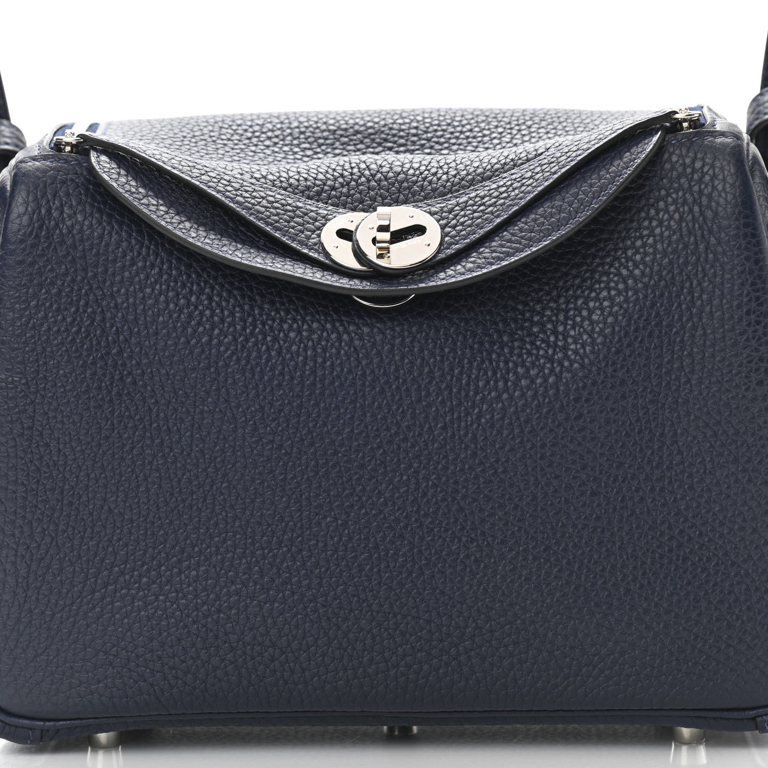 Hermes Taurillon Clemence Lindy 26 Bleu Nuit 8 of 10