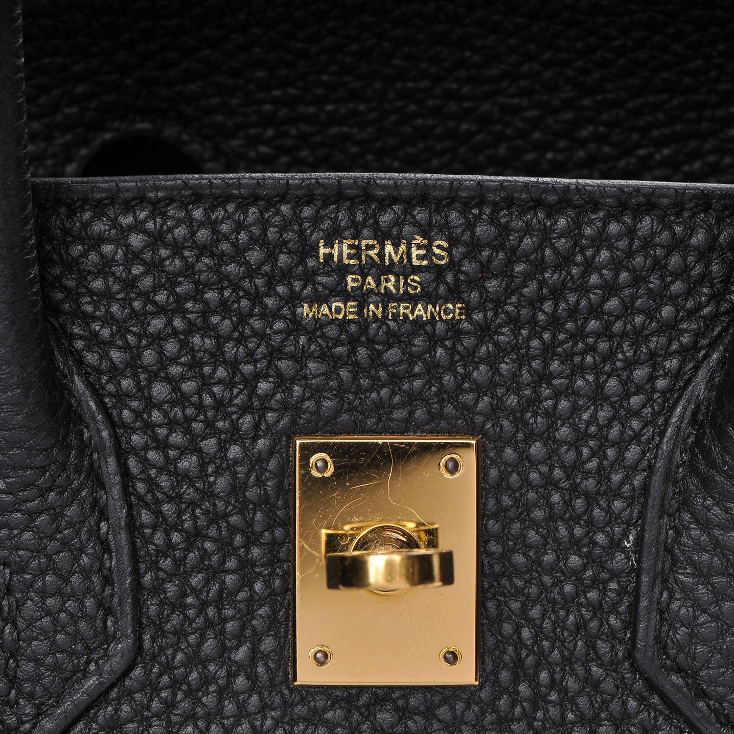 Hermes Togo Birkin 25 Black 7 of 27