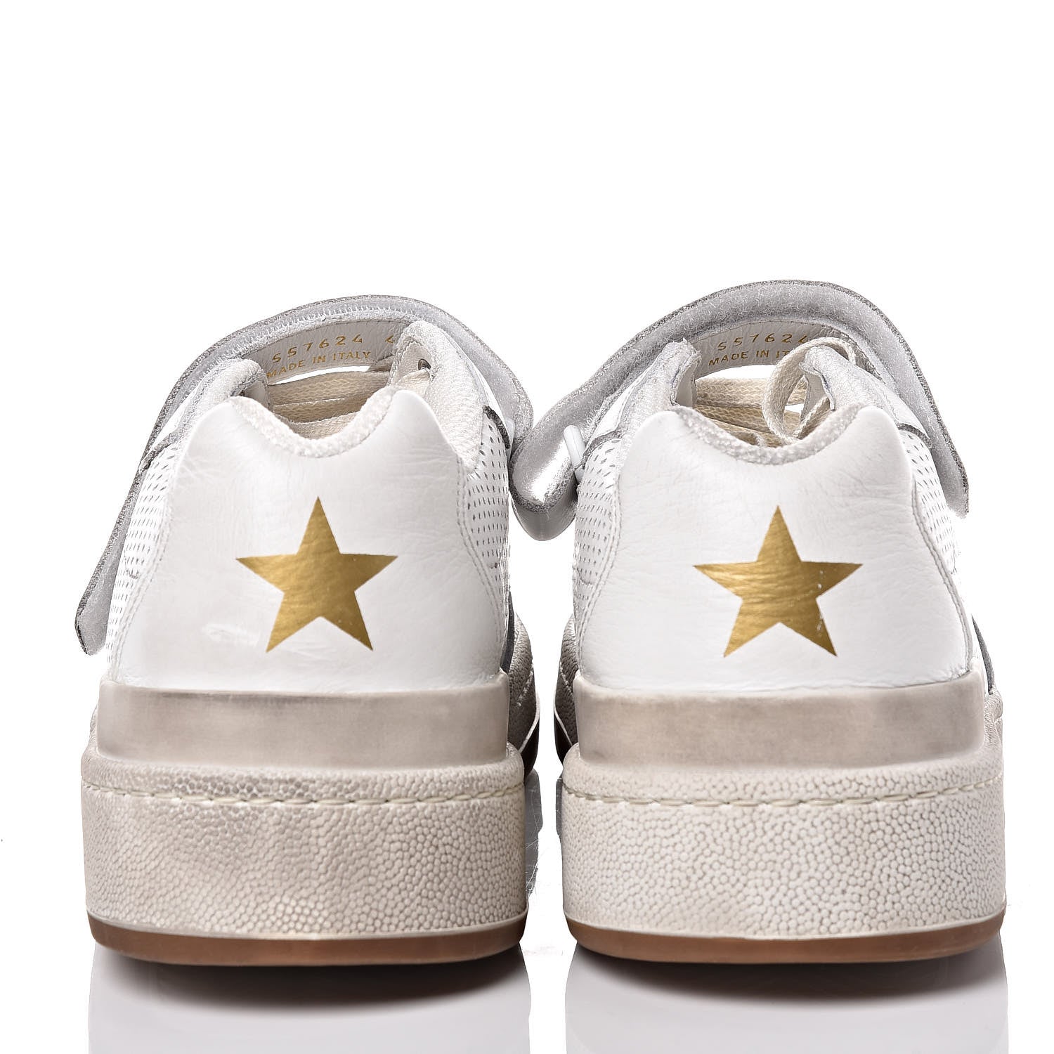 Saint Laurent Perforated Calfskin Mens Jeddo Sneakers 43 White 16 of 19