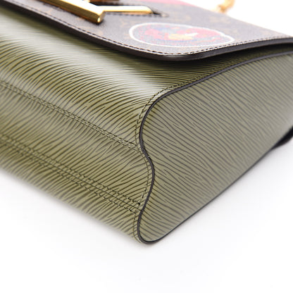Louis Vuitton Epi Monogram Kabuki Twist Shoulder Bag MM Green 8 of 11