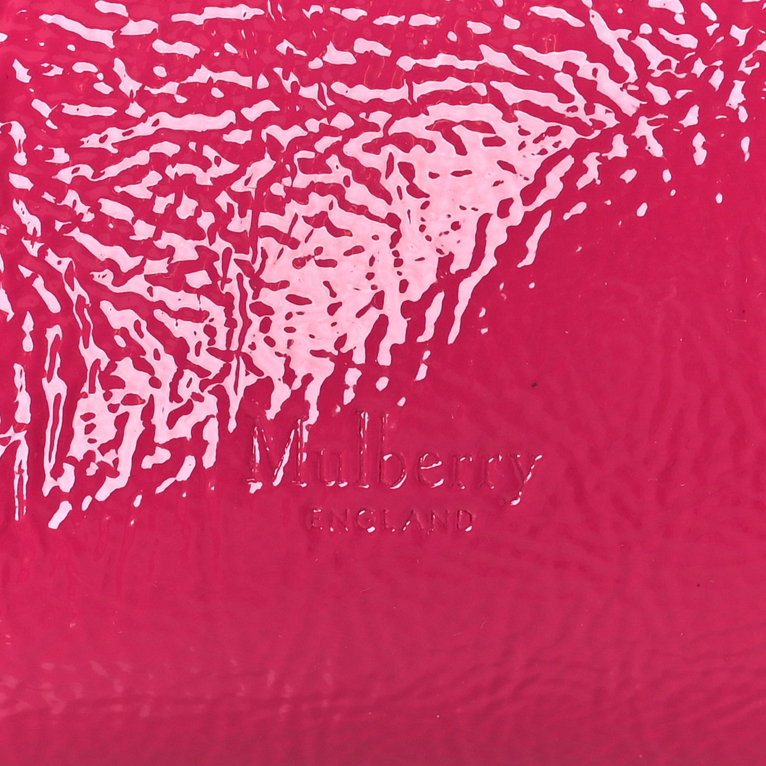 Mulberry Spongy Patent Calfskin Small Iris Tote Mulberry Pink 6 of 12