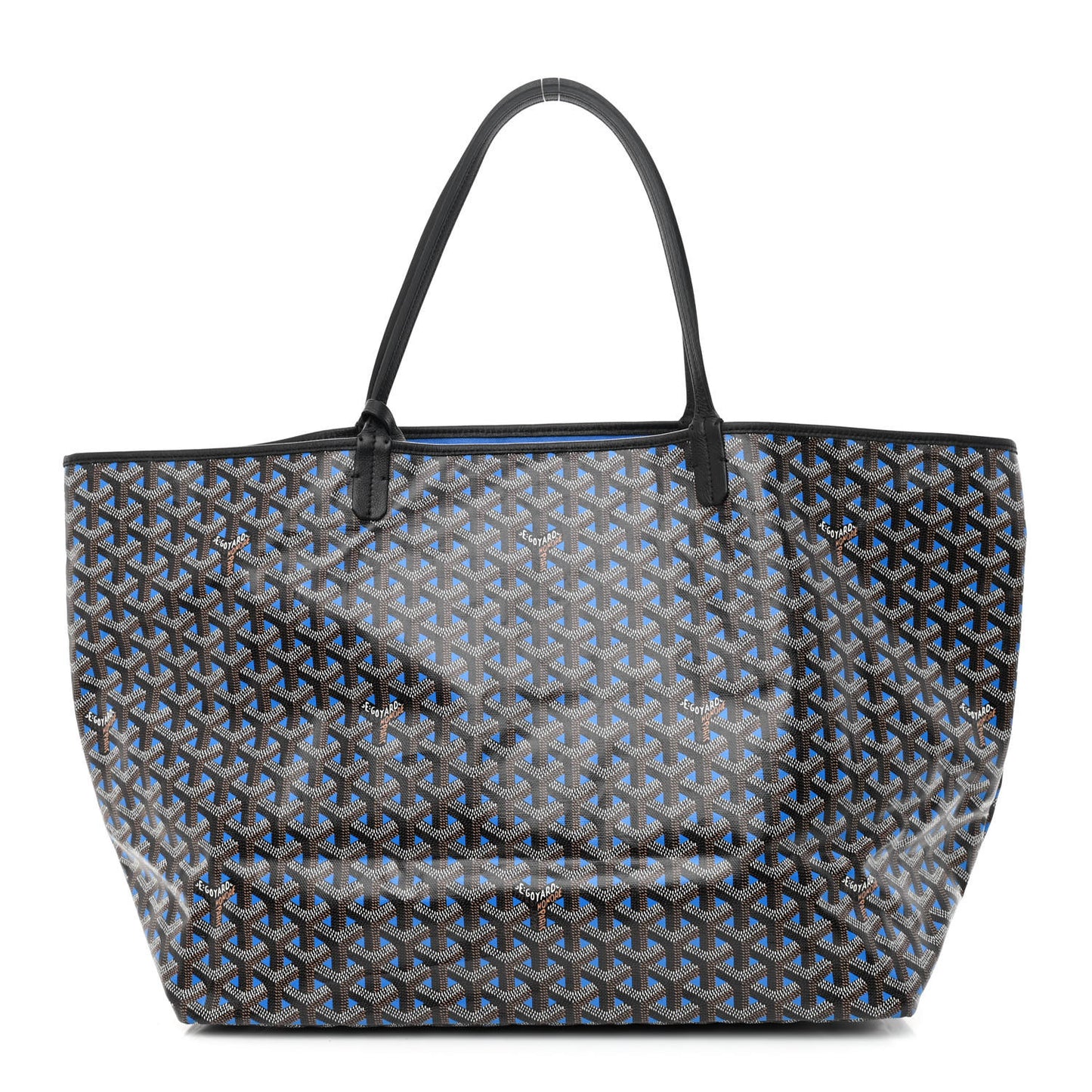 Goyardine Saint Louis Claire Voie GM Black Sky Blue