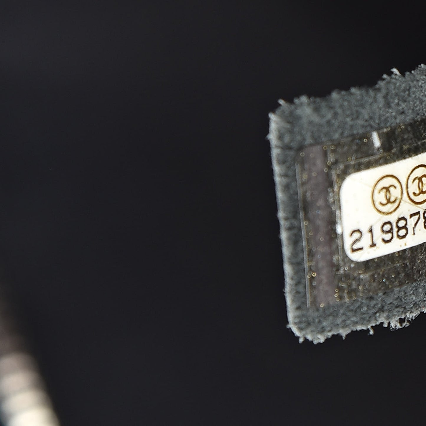 Calfskin Quilted Feather Weight Bowling Bag Black Beige