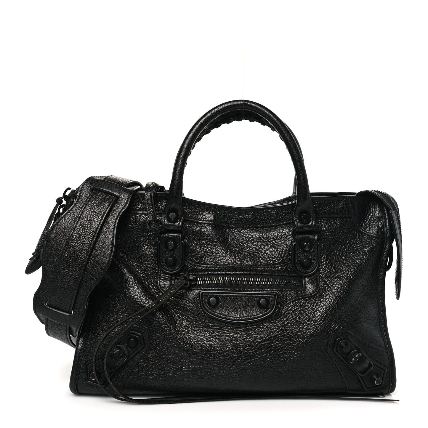 Chevre Black Metallic Edge Hardware S City Black