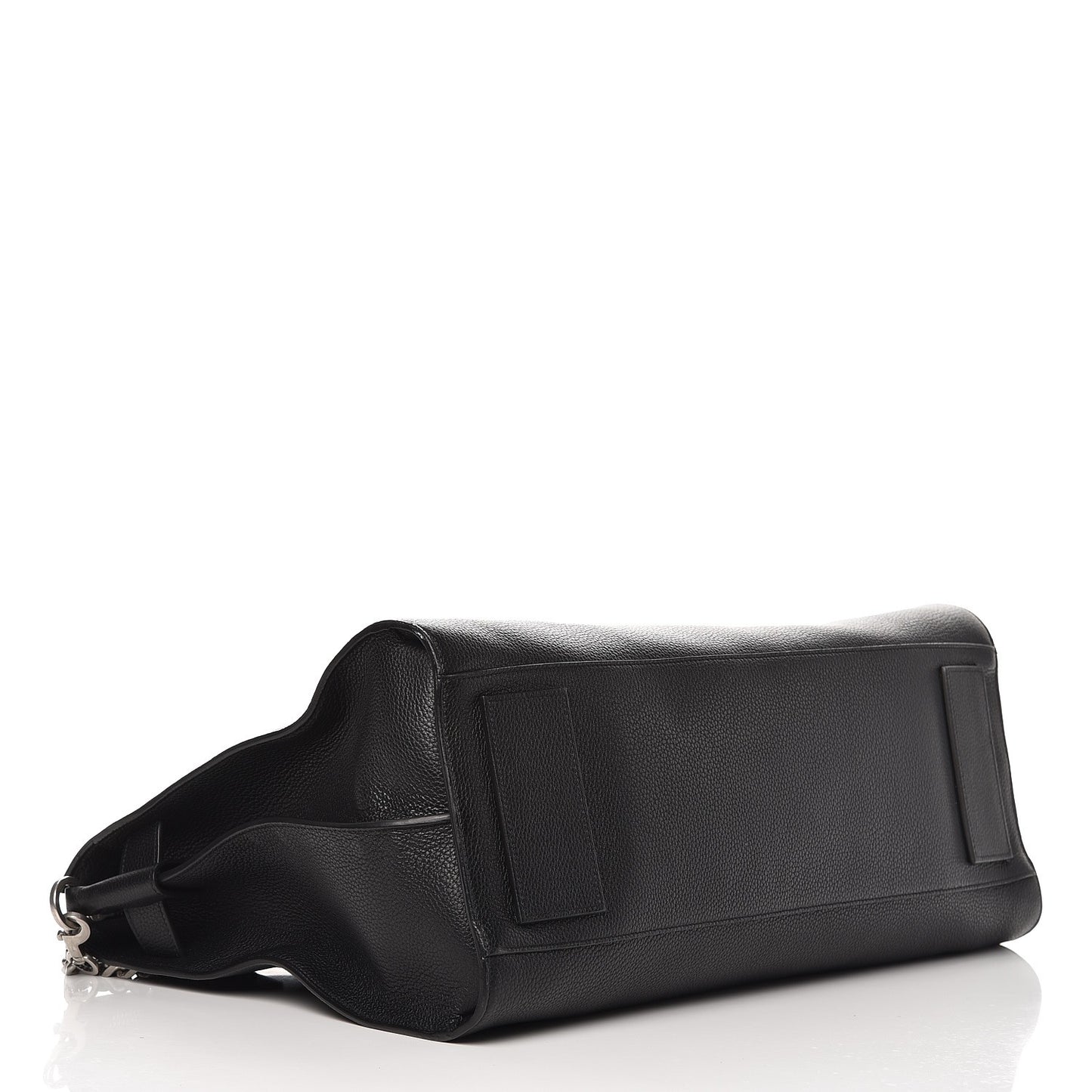 Grained Calfskin Medium Souple Sac De Jour Duffle Black