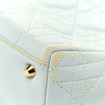 Christian Dior Lambskin Cannage Mini Lady Dior Light Blue 14 of 29