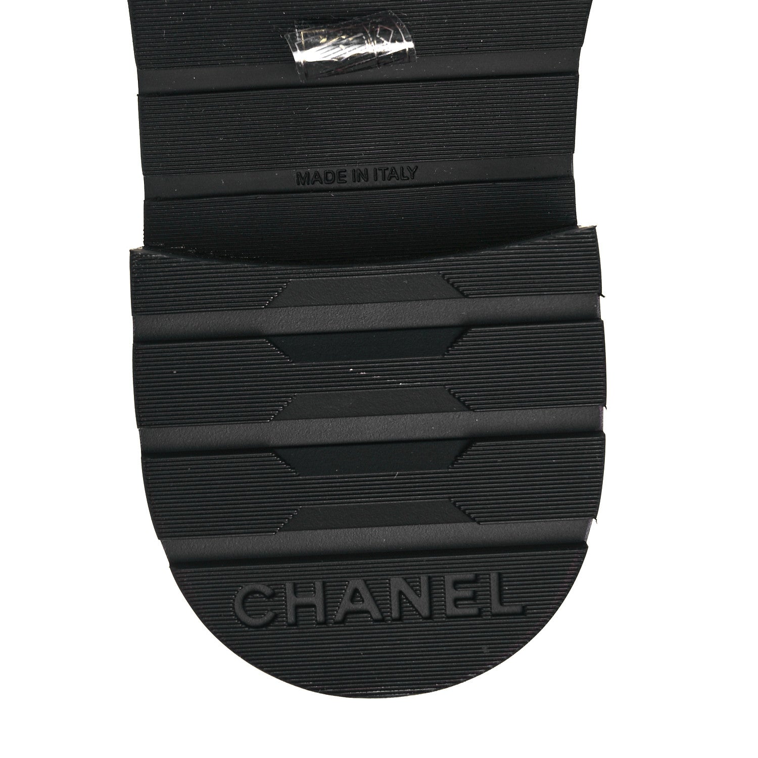 Chanel Shiny Calfskin Quilted Lace Up Combat Boots 37.5 Black 6 of 8