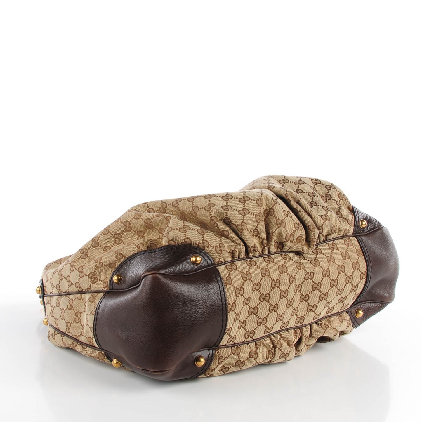 Monogram Large Jockey Hobo Brown