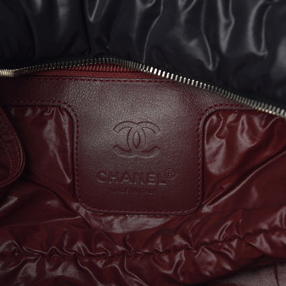 Chanel Nylon Quilted Large Coco Cocoon Tote Black 6 of 9
