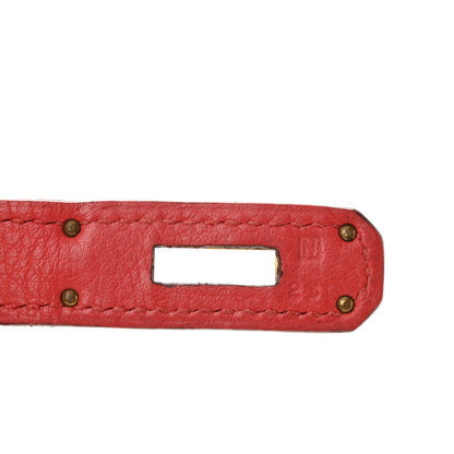 Hermes Taurillon Clemence Birkin 35 Bougainvillea 7 of 14