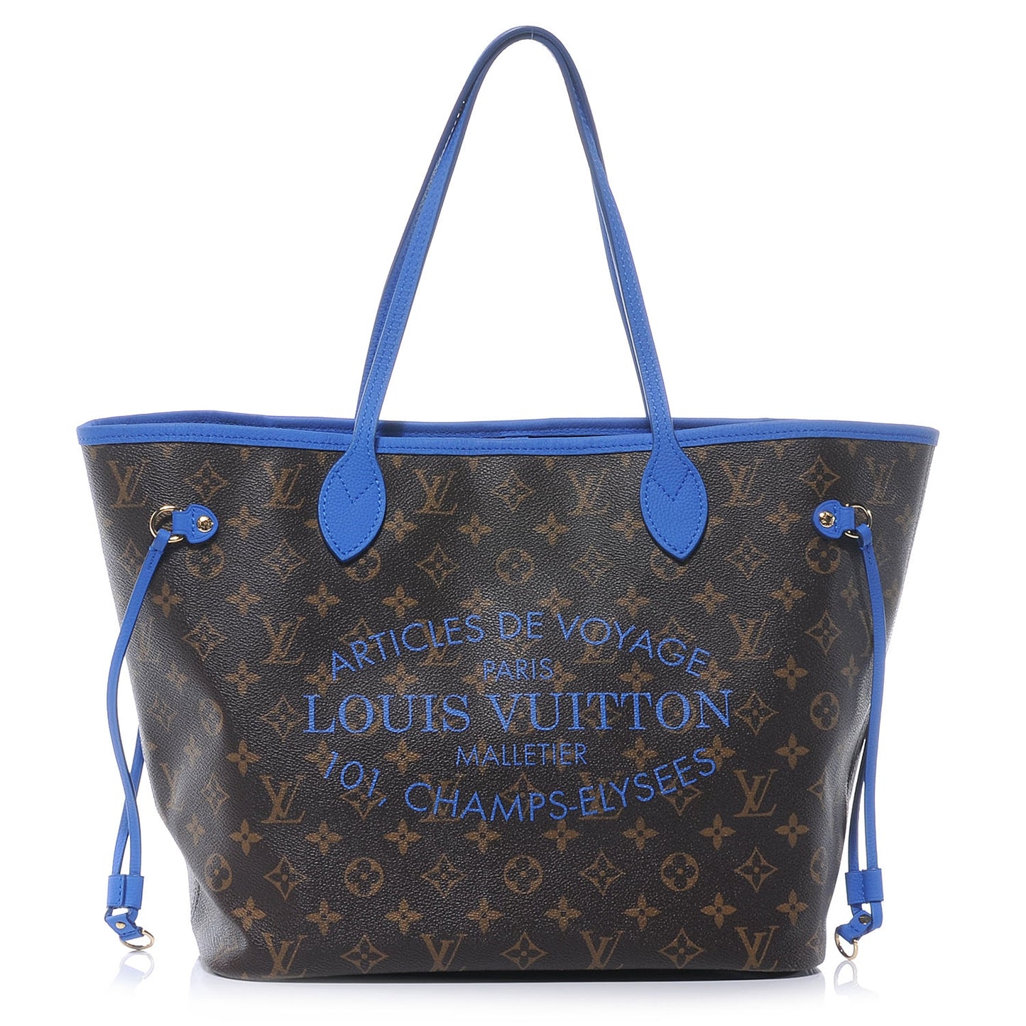 Monogram Articles de Voyage Ikat Neverfull MM Grand Blue