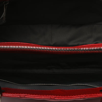 Chanel Caviar Quilted Grand Shopping Tote GST Red 4 of 13