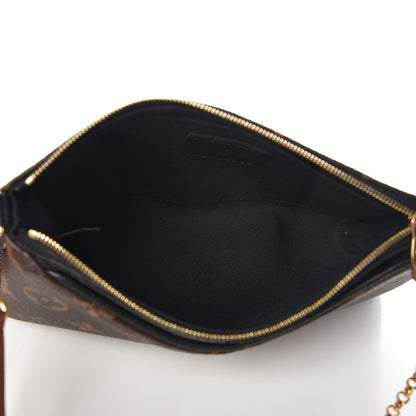 Louis Vuitton Monogram Pallas Clutch Black 5 of 7