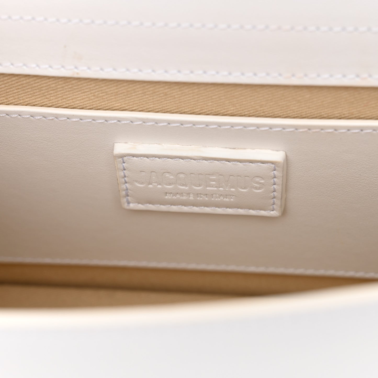 Smooth Calfskin Le Grand Bambino White
