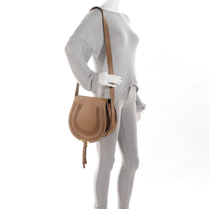 Chloe Calfskin Medium Marcie Round Crossbody Bag Nut 2 of 11