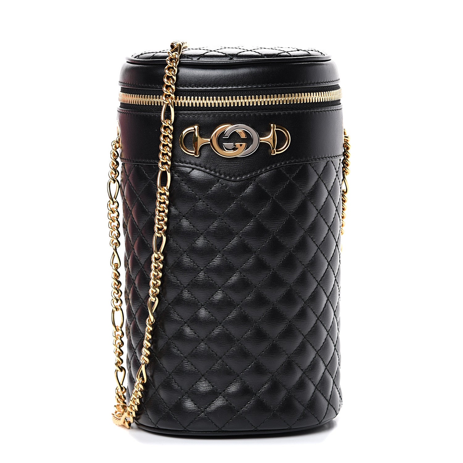 Gucci Calfskin Trapuntata Zumi Belt Bag Black 1 of 10