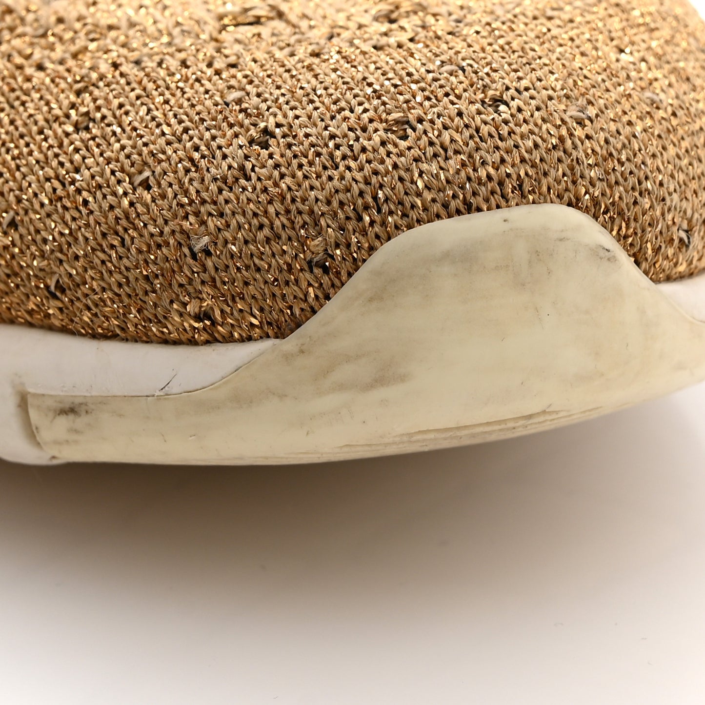 Technical Nylon Monogram Rubber Aftergame Sneakers 37.5 Gold