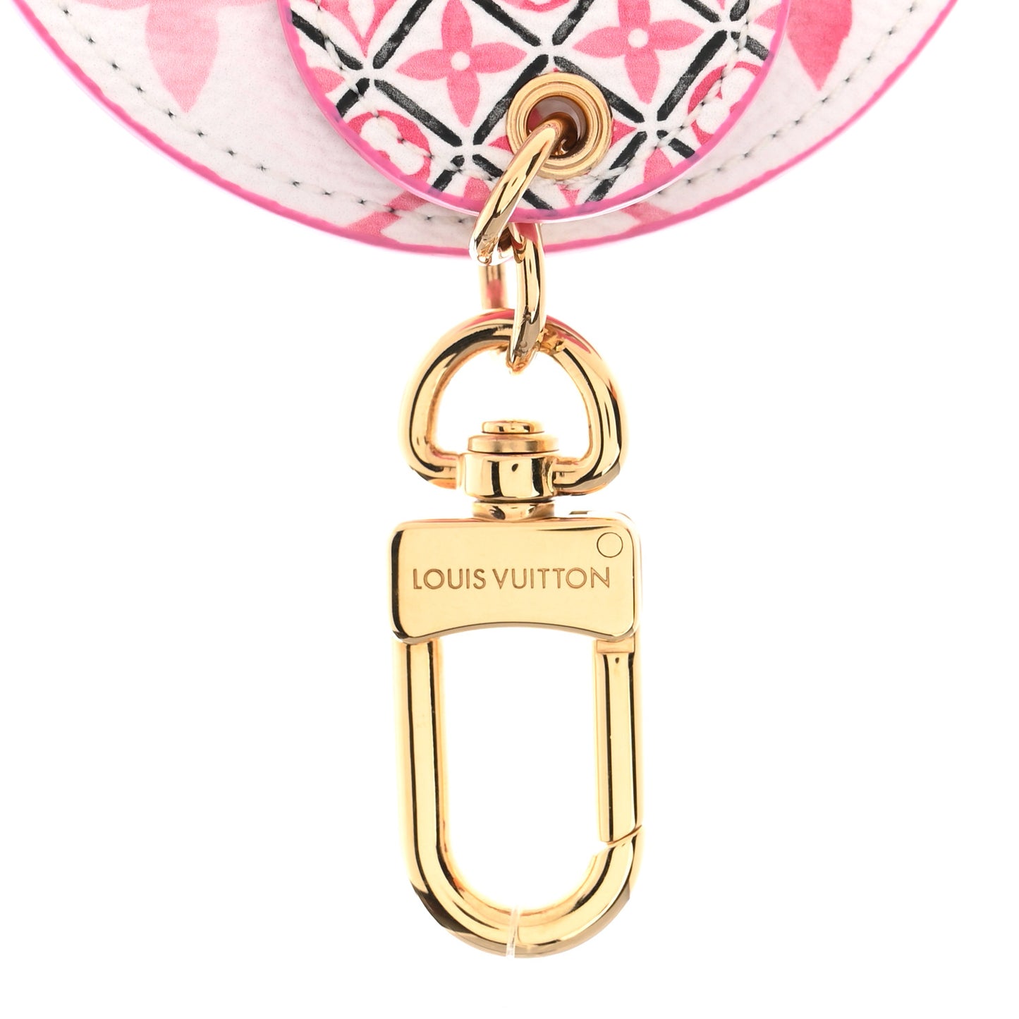 Monogram Giant By The Pool 2.0 Illustre Resort Bag Charm Key Holder Rose