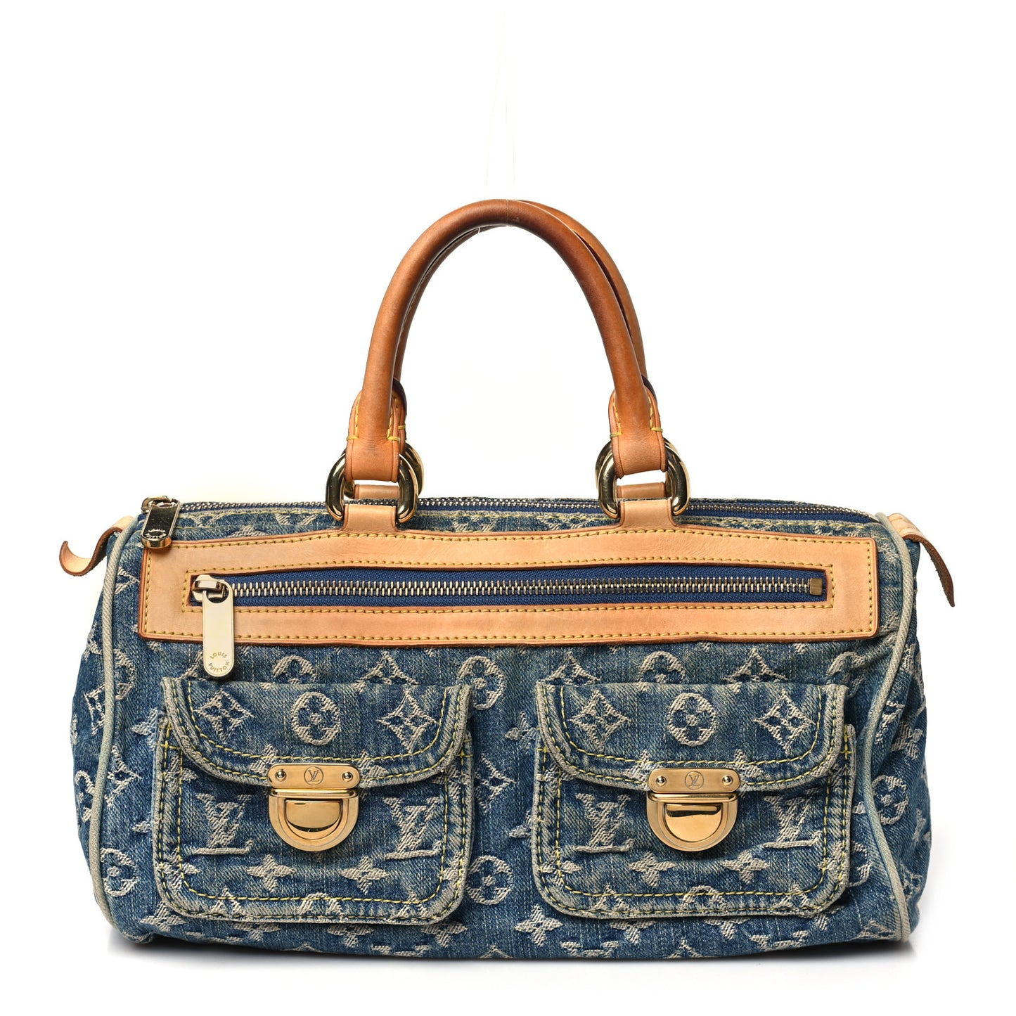 Monogram Denim Neo Speedy Blue