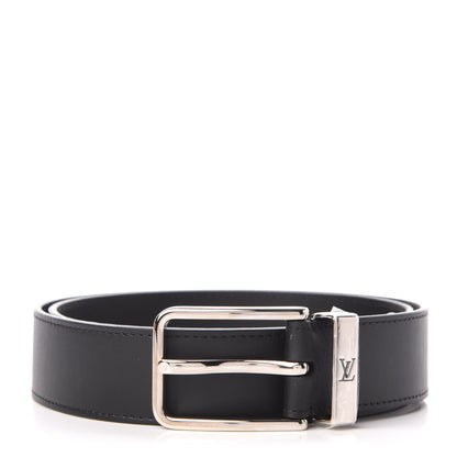 Louis Vuitton Calfskin 35mm Pont Neuf Belt 95 38 Black 1 of 6