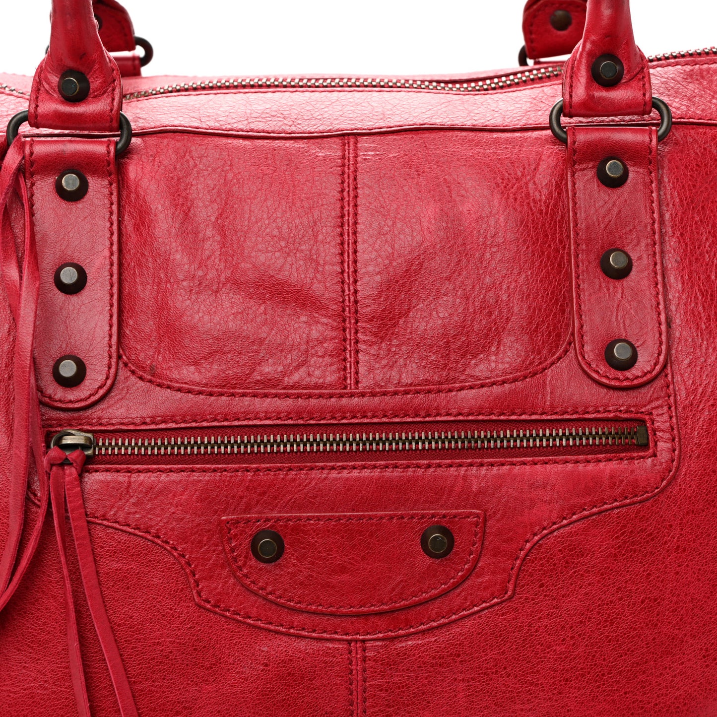 Agneau Classic Hardware Weekender Rouge Coquelicot