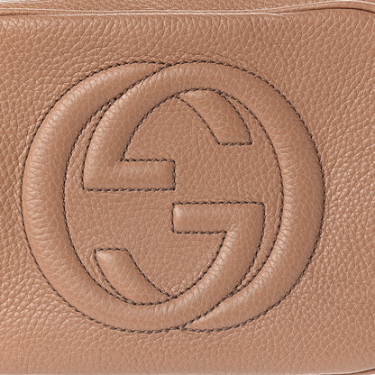 Gucci Pebbled Calfskin Small Soho Disco Bag Camelia 10 of 10