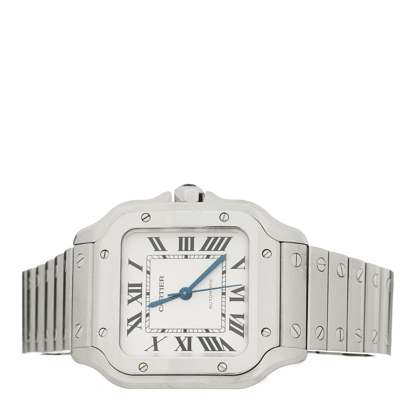 Stainless Steel 35mm Santos de Cartier Automatic Watch