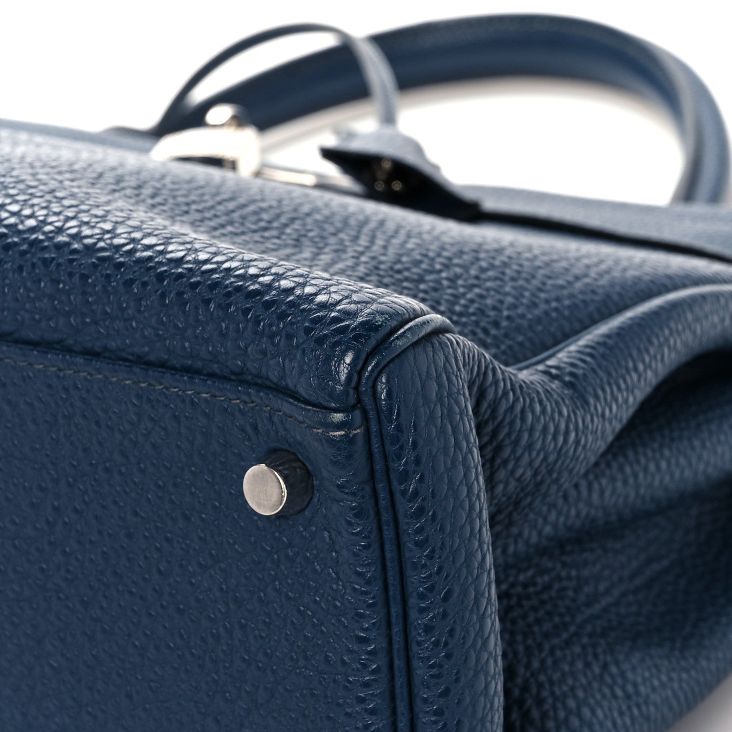 Hermes Togo Kelly Retourne 35 Bleu de Galice 35 of 37