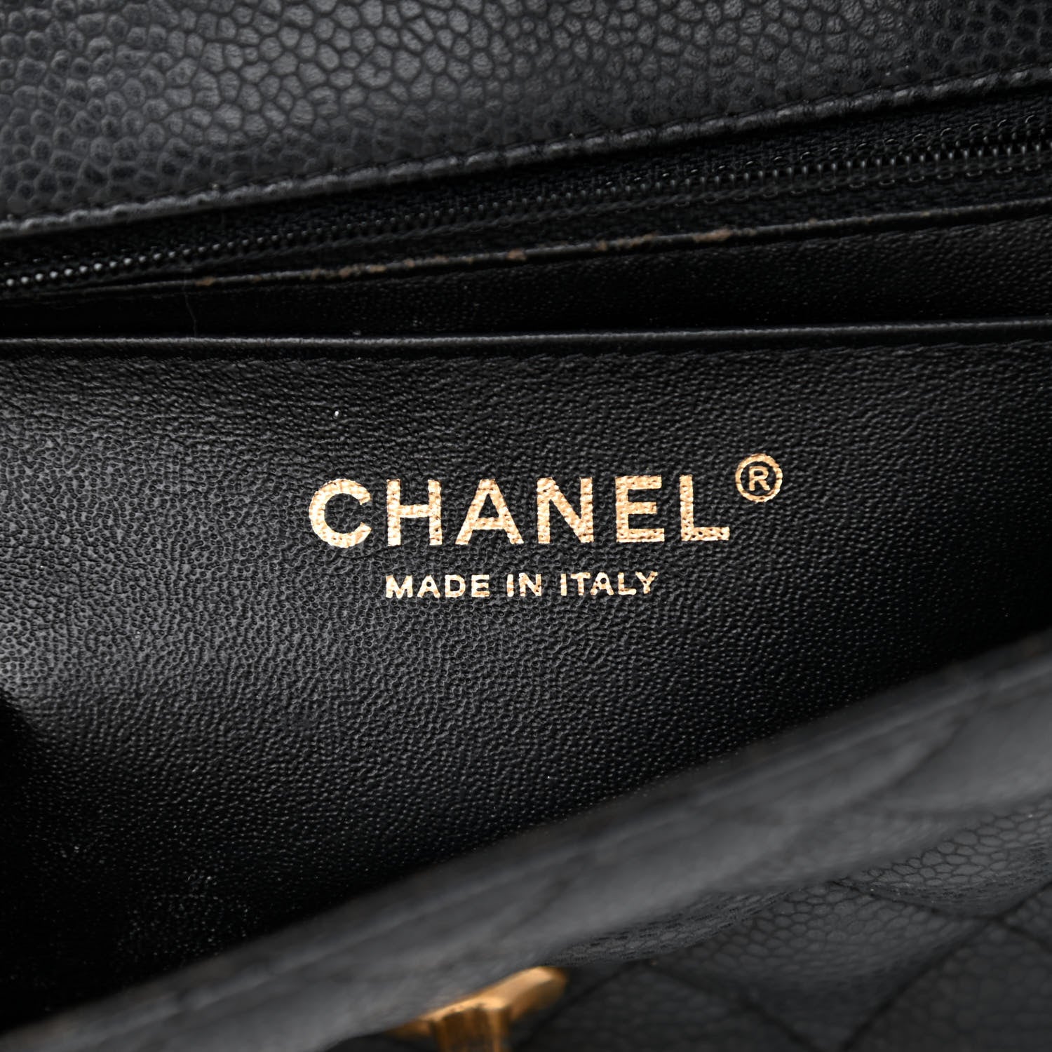 Chanel Caviar Quilted Mini Rectangular Flap Black 6 of 11