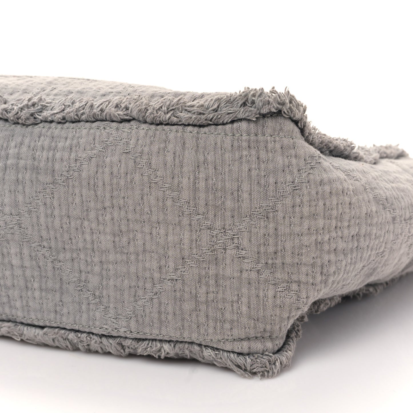 Canvas Large Double Face Shopping Tote Grey