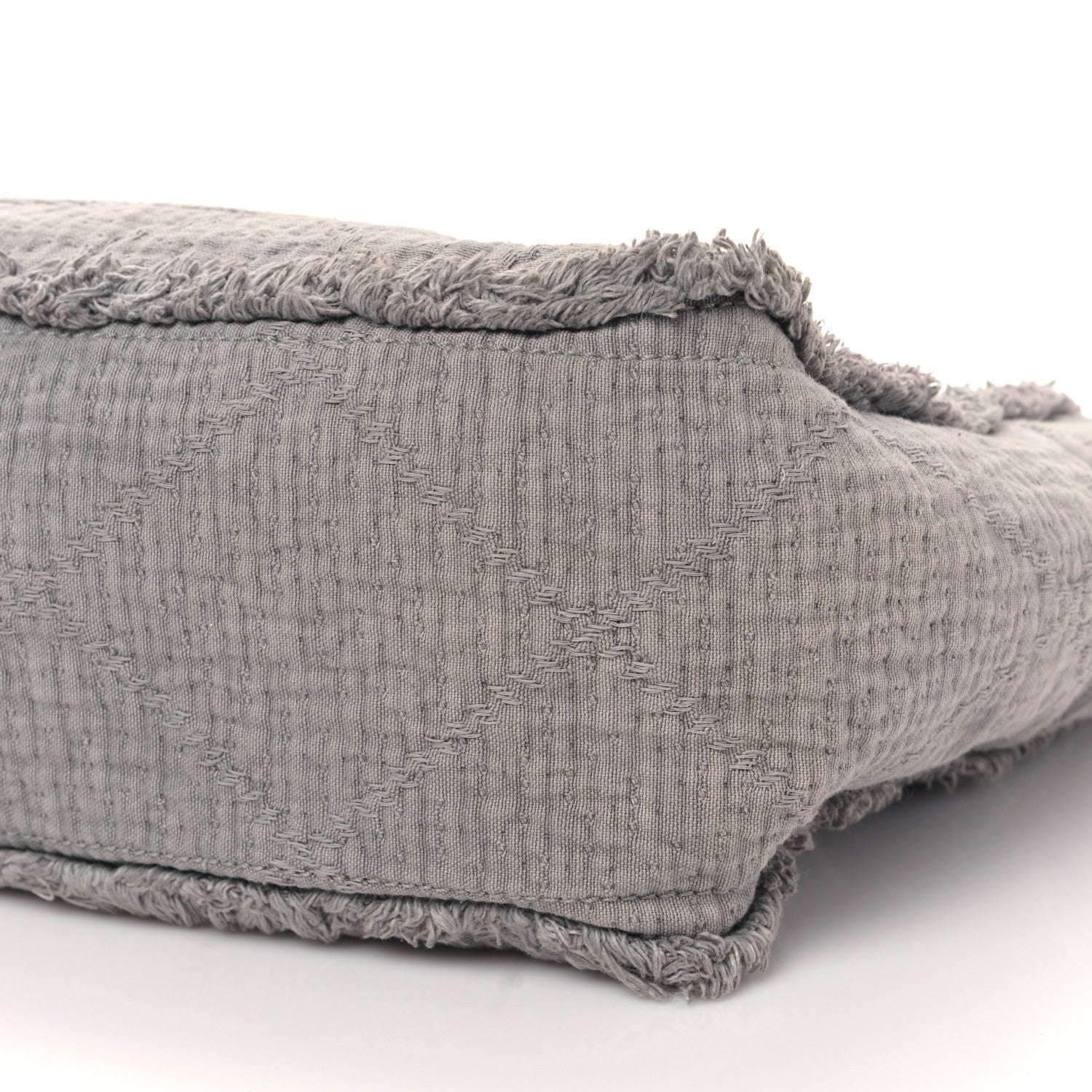 Chanel Canvas Large Double Face Shopping Tote Grey 9 of 9