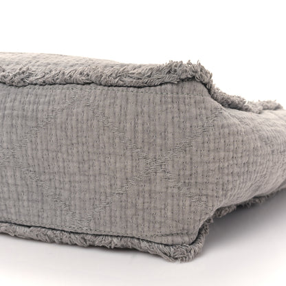 Chanel Canvas Large Double Face Shopping Tote Grey 9 of 9