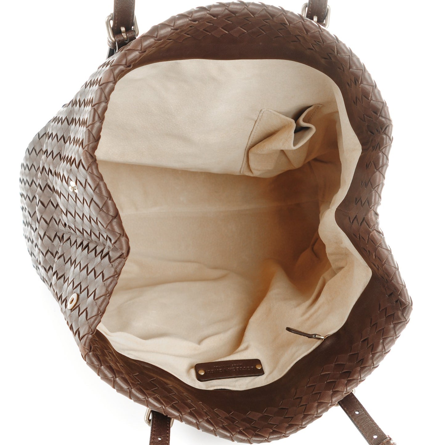 Nappa Intrecciato Tote Ebano