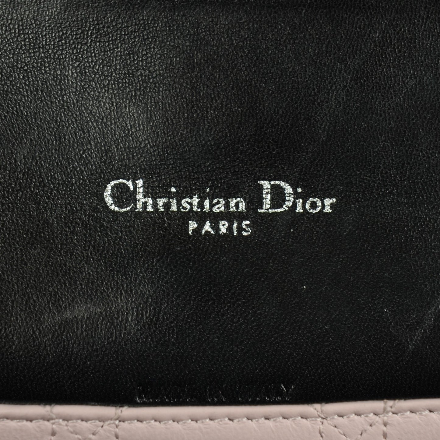 Lambskin Cannage Medium Miss Dior Flap Black