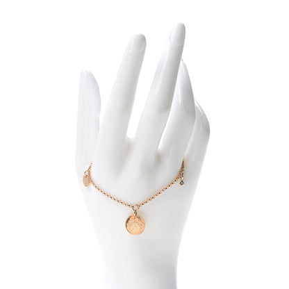 Hermes 18K Rose Gold Diamond PM Ex-Libris Bracelet SH 2 of 6