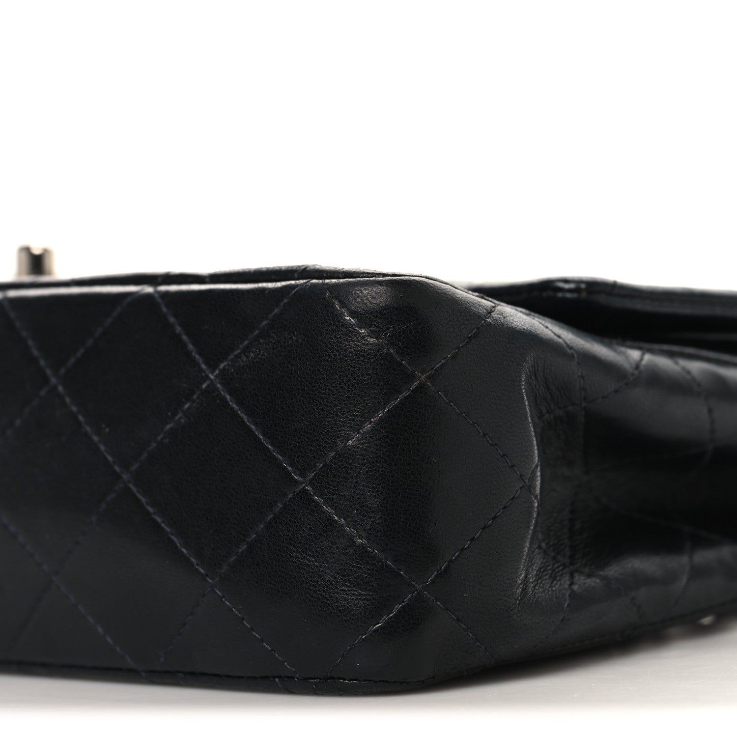 Chanel Lambskin Quilted Medium Double Flap Black 10 of 10
