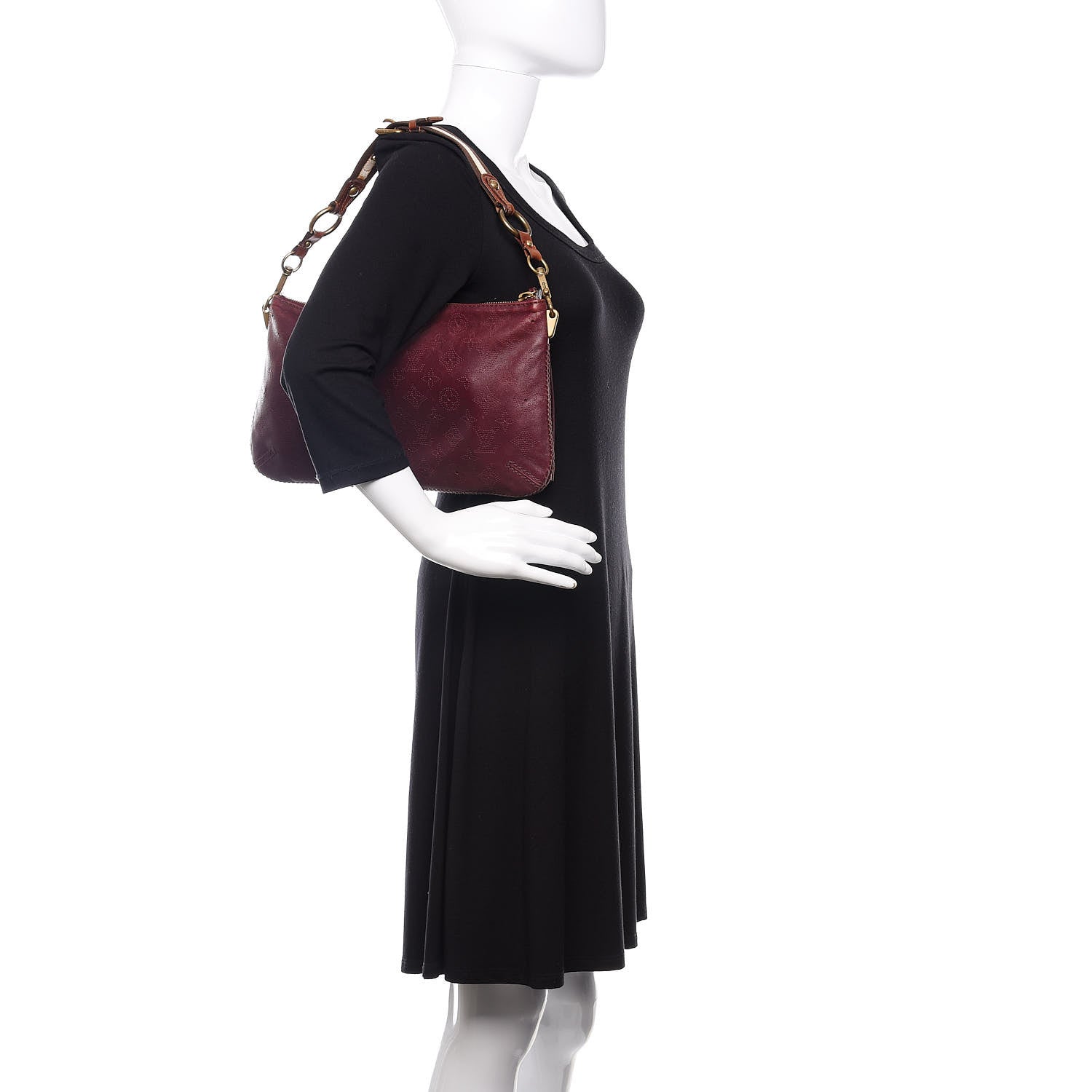 Louis Vuitton Mahina Onatah Pochette Aubergine 2 of 12