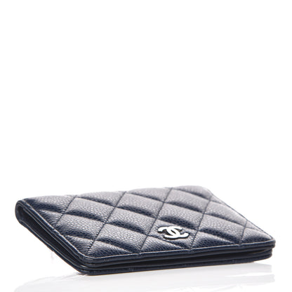 Chanel Caviar Quilted Card Holder Marine 4 of 10