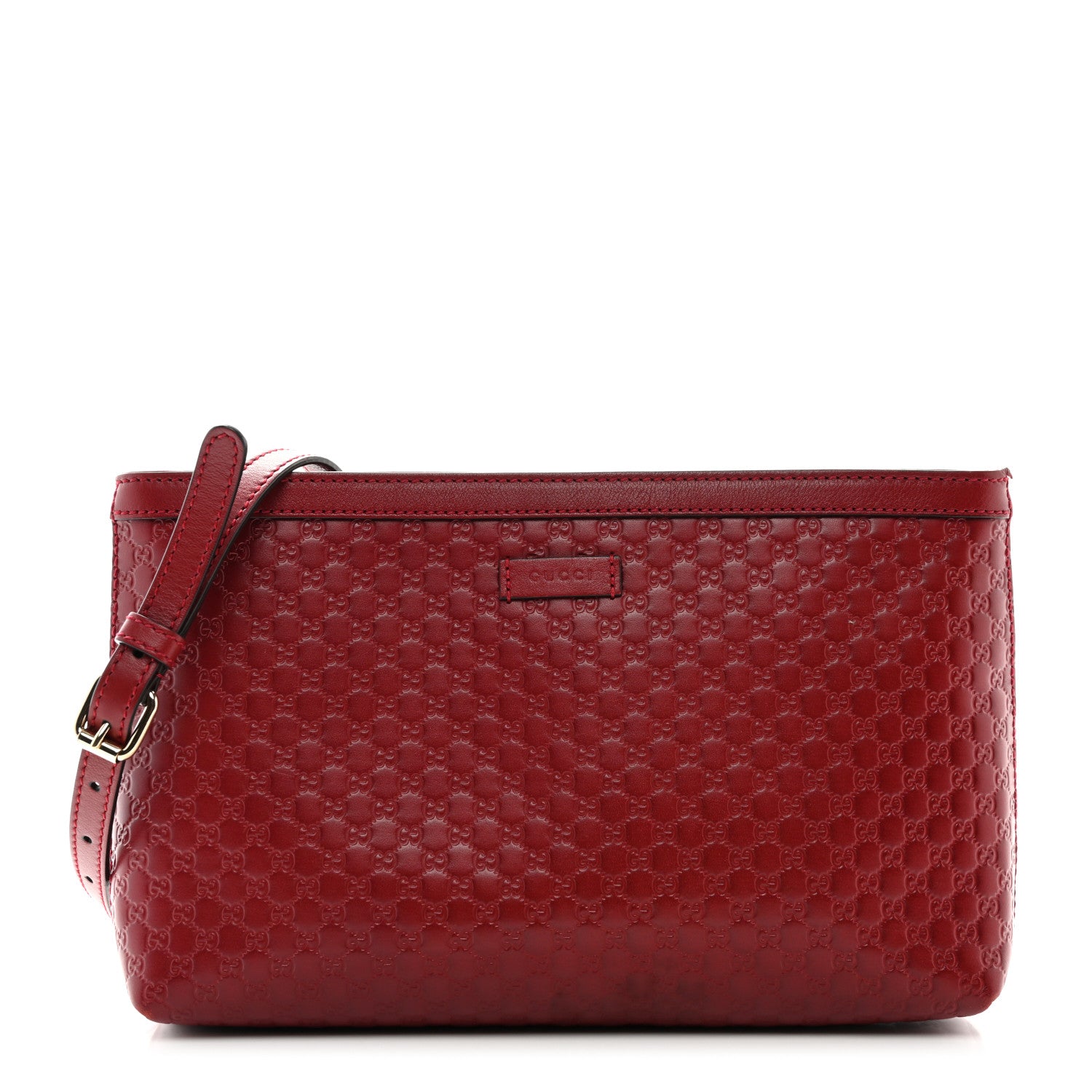 Gucci Microguccissima Flat Crossbody Red 1 of 11