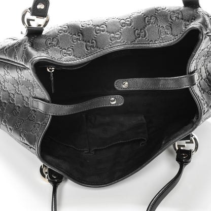 Gucci Guccissima Medium GG Twins Shoulder Bag Black 5 of 8