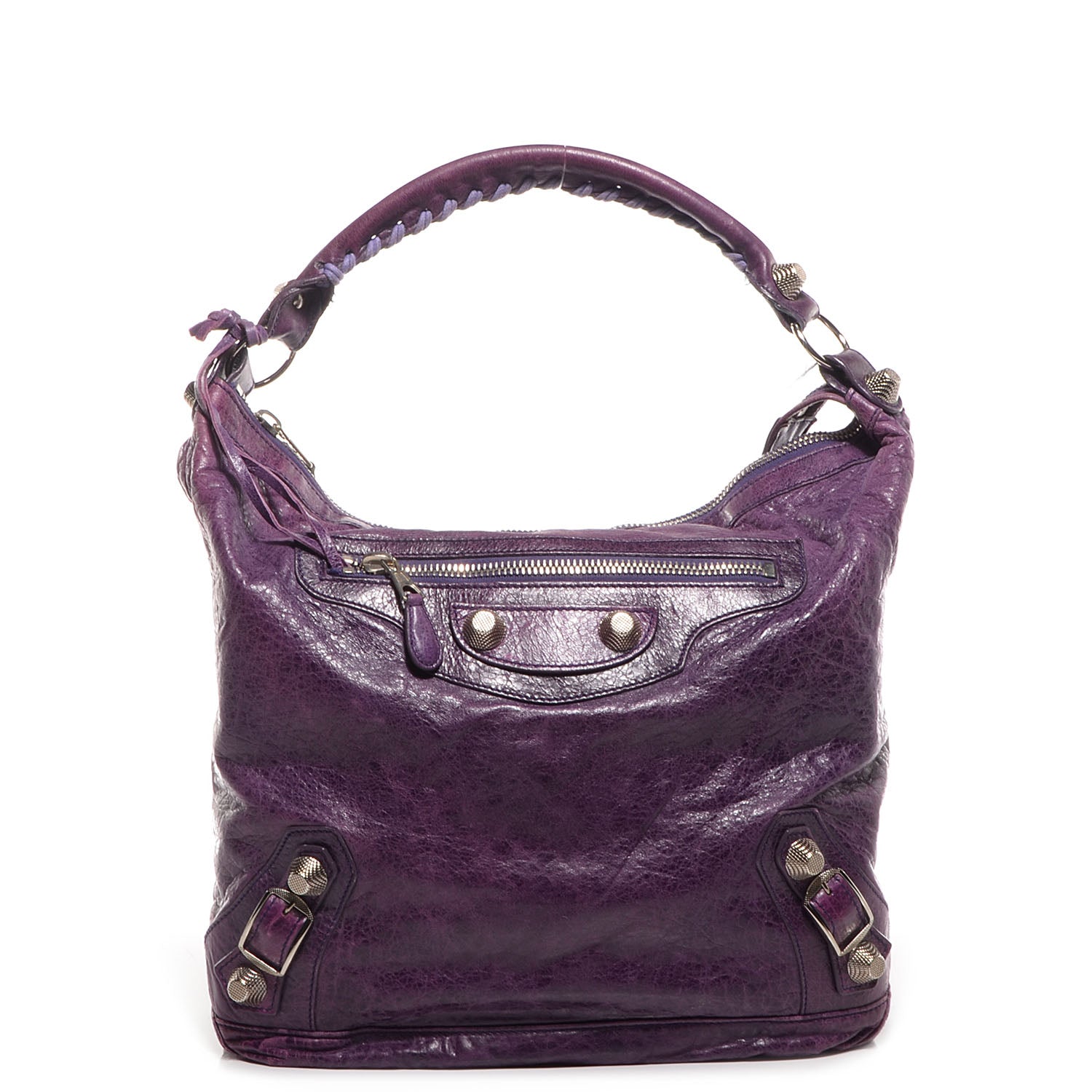 Balenciaga Agneau Giant 21 Silver Hardware Day Hobo Sapphire 1 of 12