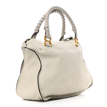Chloe Calfskin Large Marcie Satchel Dove 3 of 15
