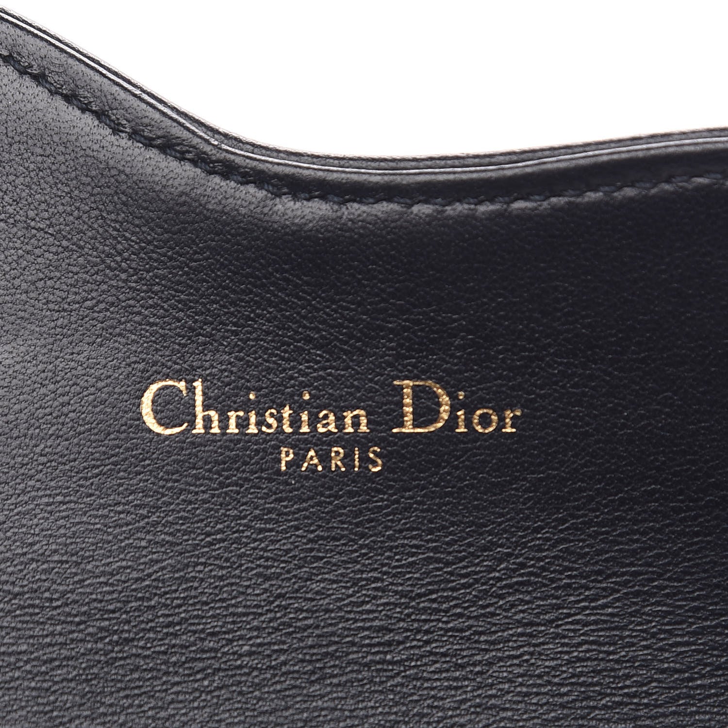 Christian Dior Oblique Saddle Card Holder Blue 5 of 8