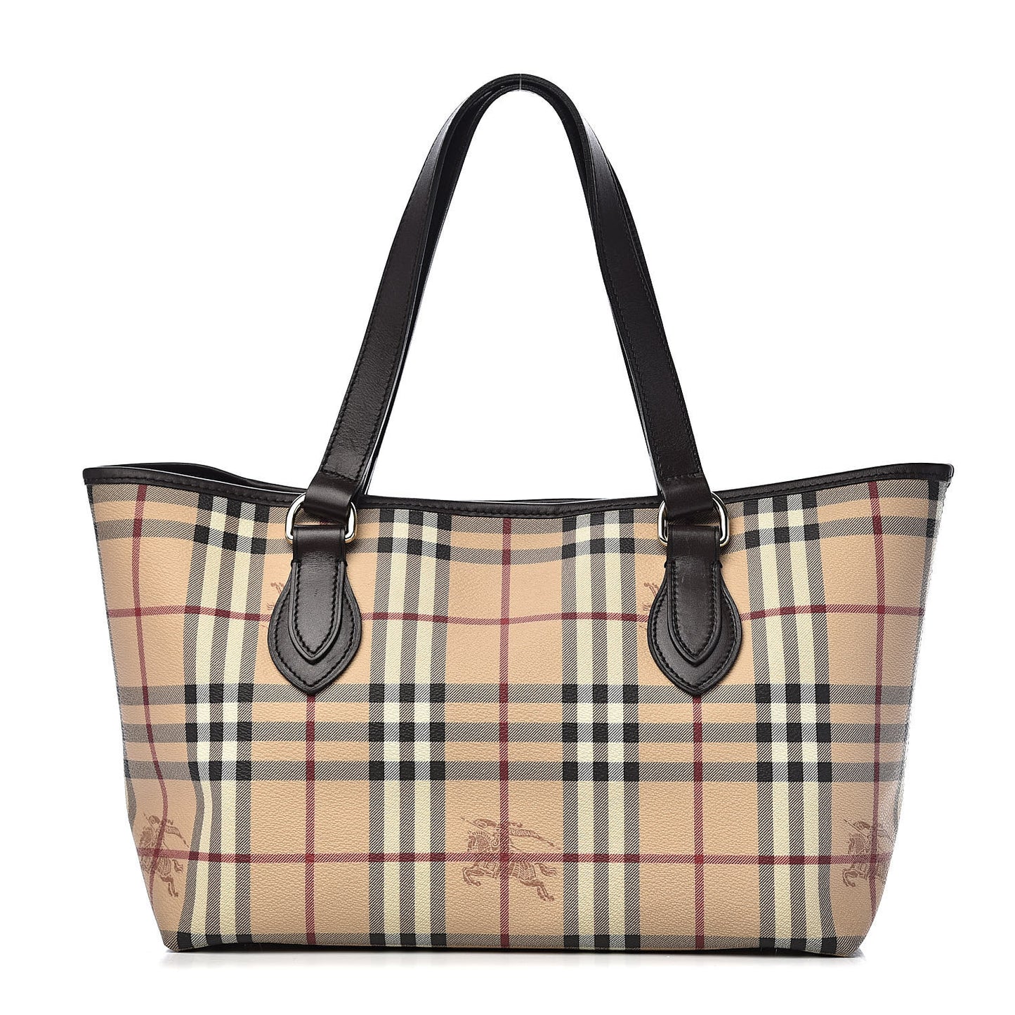 Haymarket Check Tote Chocolate