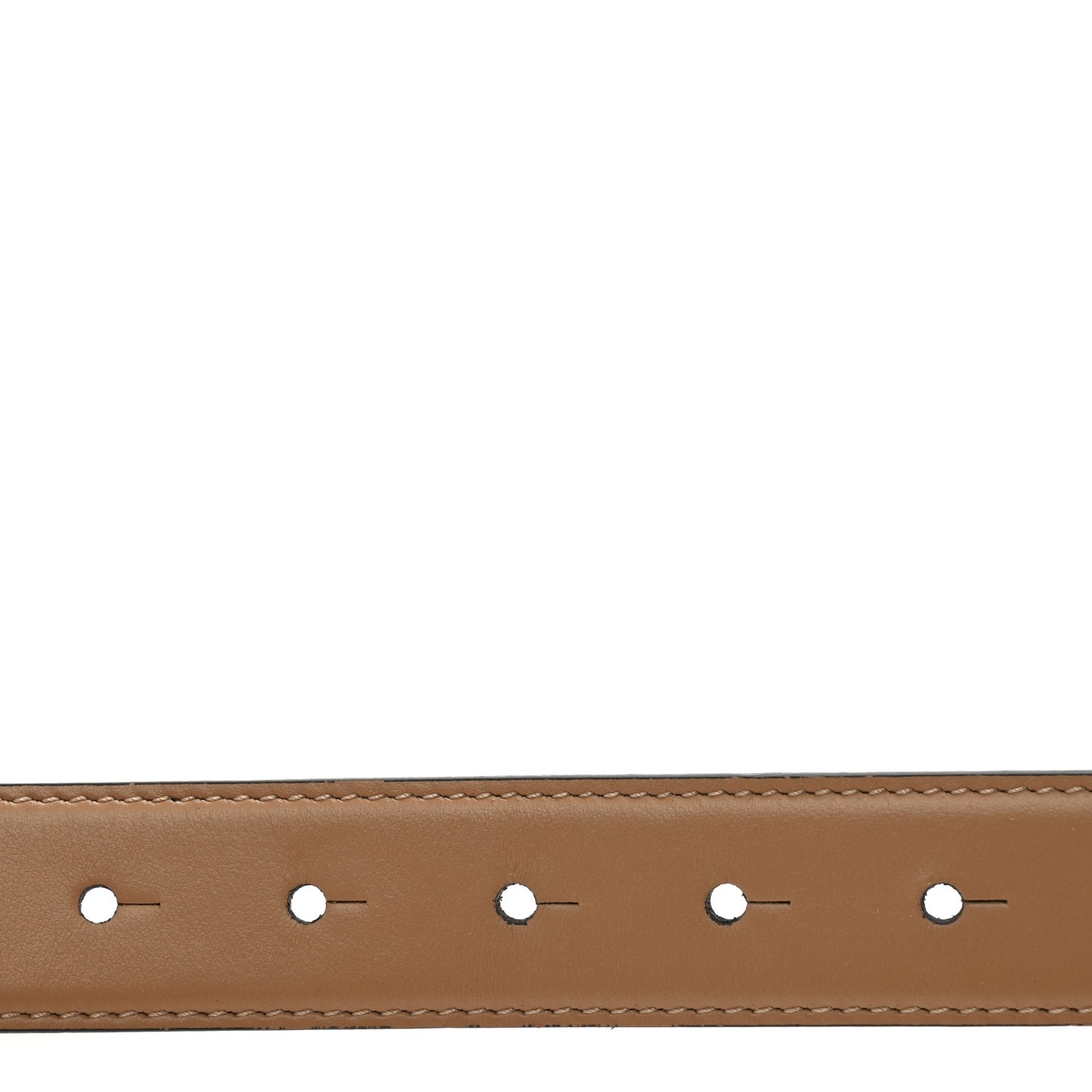 Calfskin 3cm La Medusa Belt 90 36 Tawny Brown